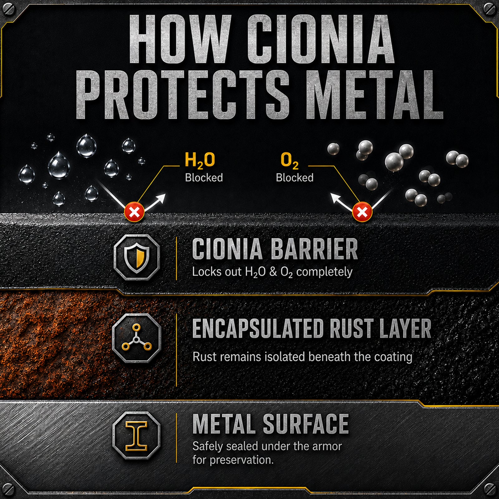 CIONIA 2 in 1 Rust Converter